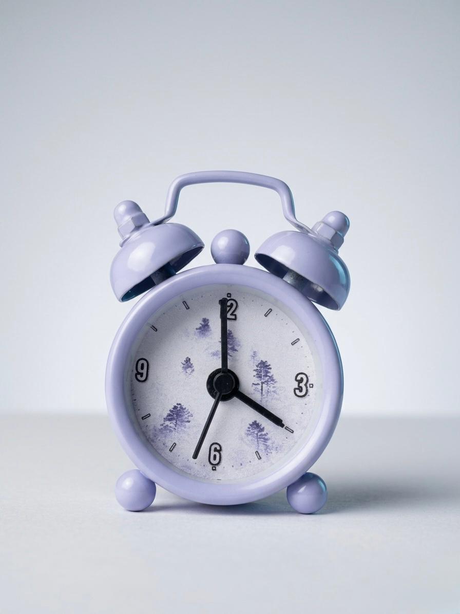 MINI PURPLE ALARM CLOCK